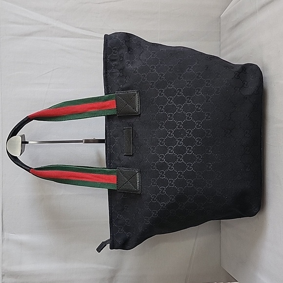 ✨️GUCCI GG Canvas Web Sherry Line Tote Bag - Picture 2 of 16
